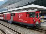 MGB - Zahnradtriebwagen Deh 4/4 23 im Bahnhof Visp am 03.09.2012