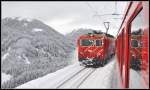 Winter am Oberalp.