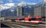Seit einiger Zeit steht in Landquart der ABDeh 4/10 2011 der Matterhorn Gotthard Bahn.