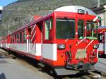 MGB - 2 Kl. Steuerwagen mit Gepckabteil BDt 2241 im Bahnhof von Brig am 18.04.2007