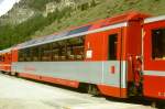 MGB exBVZ - AS 2014 am 23.05.1997 in Zermatt - 1.Klasse PANORAMAWAGEN - Baujahr 1993 - Breda/SIG - Gewicht 18,90t - LP 18,50m - 48 Sitzpltze - zulssige Geschwindigkeit 90 km/h - Mutation: ex BVZ As