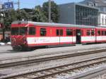 Hier eine RB nach Gschenen, dieser Zug stand am 28.7.2009 in Brig.