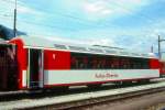 FO - PS 4011 am 06.09.1996 in CHUR - Prototyp-PANORAMAWAGEN fr den Einsatzt im Transitverkehr - bernahme 08.08.1986 - R&J/FO/SIG - Gewicht 18,50t - LP 18,04m - 48 Sitzpltze - zulssige Geschwindigkeit km/h 90 - Mutation: ex BS 4211 - 1987 AS 4011 - 1994 PS 4011 - Hinweis: als BS 4211 52 Sitzpltze, an beiden Enden Garderoben- und Gepckablagen, kleine Kche fr den Mini-Bar-Service mit Khlschrank, Tiefkhlfach, Toaster, Heiwassergert und Sple, Heizungs- und Lftungsanlage von BBC, Bordstromversorgung whrend Stillstand ber Sonnenkollektoren auf dem Dach. Es wurden die Vorserien-Panoramawagen 4011 - 4014 in Dienst gestellt.
