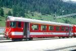 FO - ABt 4151 am 01.06.93 in OBERWALD - Erste STEUERWAGEN-Serie fr vierteilige Pendelzge Seite Disentis mit +GF+-Kupplung umrstbar - Baujahr 1971 - SIG/BBC - Gewicht 13,80t - LP 17,02m - 24