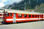 FO - ABt 4151 am 25.08.96 in ANDERMATT - Erste STEUERWAGEN-Serie fr vierteilige Pendelzge Seite Disentis mit +GF+-Kupplung umrstbar - Baujahr 1971 - SIG/BBC - Gewicht 13,80t - LP 17,02m - 24