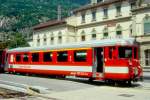 FO - ABt 4157 am 17.06.95 in BRIG - nachbeschaffte STEUERWAGEN-Serie fr vierteilige Pendelzge mit Deh 4/4II - Baujahr 1980 - SIG/BBC - Gewicht 15,80t - LP 17,91m - 24 Sitzpltze 1.Klasse, 15