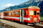 FO - ABt 4181 am 27.08.97 in DISENTIS - nachbeschaffte STEUERWAGEN-Serie fr vierteilige Pendelzge mit Deh 4/4II - Baujahr 1987 - ACMV/SIG/BBC - Gewicht 15,50t - LP 17,91m - 24 Sitzpltze 1.Klasse,