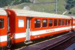 FO - B 4251 am 25.08.1996 in ANDERMATT - ZWISCHENWAGEN fr Deh 4/4I-Pendelzge - Baujahr 1971 - SIG - Gewicht 13,30t - LP 17,02m - 64 Sitzpltze 2.Klasse, 20 Stehpltze - zulssige Geschwindigkeit