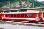 FO - B 4286 am 18.05.1997 in Brig - Nachbeschaffung ZWISCHENWAGEN fr Pendelzge - Baujahr 1980 - SIG - Gewicht 15,00t - LP 16,91m - jetzt 56 Sitzpltze 2.Klasse, 30 Stehpltze - zulssige