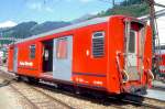 FO - D 4343 am 06.06.1993 in DISENTIS - GEPCKWAGEN - Baujahr 1961 - FFA - Gewicht 12,20t - Zuladung 6,00t - LP 13,73m - zulssige Geschwindigkeit km/h 90 - Hinweis: Die Gepckwagenserie besteht aus