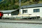 FO - Rwv 4798s am 11.10.1996 in OBERWALD - RUNGENWAGEN mit seitlichen Wnden - 1 offene Plattform - Baujahr 1983 - JMR - Gewicht 16,50t - Zuladung 33,50t - LP 16,54m - zulssige Geschwindigkeit km/h