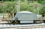 FO - Fd 4851s am 22.05.1997 in GILSERGRUND - SCHOTTERWAGEN - 1 offene Plattform - Baujahr 1976 - SWP - Gewicht 8,30t - Zuladung 15,00t - LP 8,91m - zulssige Geschwindigkeit km/h 65/55 -