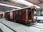 MGB - Tag der offenen Tr in der Depot/Werksttte im Glisergrund -Ausstellungsstck Hilfswagen x 4916 am 27.04.2013