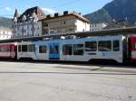 MGB - Personenwagen 2 Kl. B  4218 im Bahnhof Brig am 06.09.2015