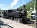Dampflokomotive der Zell - Todtnau Bahn in Blonay.