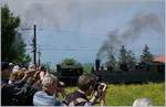 50 Jahre Blonay - Chamby; Mega Steam Festival: Ein Höhepunkt war sicherlich der mit sieben Dampfloks verkehrende Zug von Blonay nach Chamby.