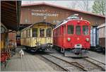 Blonay - Chamby Museumsbahn - start in die 51, Saison; und der Anblick des Bernina-Triebwagens ABe 4/4 35 und des RhB Salonwagen wecken Erinnerungen an das letztjährigen, prächtigen