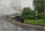 Eine Museumsbahn fährt, wie es sich für eine Eisenbahn gehört, bei jedem Wetter und bietet so die Möglichkeit für stimmungsvolle Bilder.