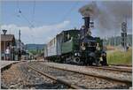 Dampft und raucht seit über 130 Jahren: die Blonay-Chamby LEB G 3/3 N°5; die in Blonay mit ihrem Zug auf die Abfahrt nach Chamby wartet.