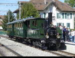 BC / LEB - Dampfzug mit G 3/3 5 zu Besuch mit Dampfextrazug in Echallens anlässlich der 150 Jahr Feier der LEB am 30.09.2023