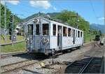 Festival Suisse de la vapeur 2026 (Schweizer Dampffestival 2026) - erste Eindr�cke: In Blonay rangiert der MOB BCFe 4/4 N� 11 der Chamby Bahn um dann seinen Zug f�r die R�ckfahrt nach Chaulin zu �bernehmen .

23. Mai 2026