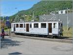 Festival Suisse de la vapeur 2026 (Schweizer Dampffestival 2026) - erste Eindr�cke: In Blonay rangiert der MOB BCFe 4/4 N� 11 der Chamby Bahn um dann seinen Zug f�r die R�ckfahrt nach Chaulin zu �bernehmen .

23. Mai 2026