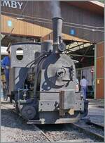 Festival Suisse de la vapeur / Schweizer Dampffestival 2026 - neben Blonay Chamby Bahn G 2x 2/2 105 und HG 3/4 N� 3 war auch die G 2/2 TICINO als Gastlok im Einsatz und bew�ltigte das Man�ver in