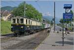 Festival Suisse de la vapeur / Schweizer Dampffestival 2025 - Der MOB FZe 6/6 2002 der Blonay Chamby Bahn ist mit seinem Personenzug in Blonay angekommen und schiebt in nun f�rs Man�ver zur�ck. 

9. Juni 2025

