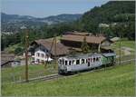Festival Suisse de la vapeur / Schweizer Dampffestival 2026 - der von der Blonay Chamby Bahn wundersch�n hergerichtete MOB BCFe 4/4 N� 11 der Blonay Chamby Bahn ist mit ihrem Zug kurz vor Cornaux in