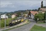   L'aventure ferroviaire de l'Oberland Bernois  /  Das Bahnabenteuer des Berner Oberlands  - der MOB FZe 6/6 2002 ist mit seinem Riviera Belle Epoque Zug 200207E bei Planchamp auf dem Weg nach Montreux.

5. September 2026