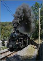L'aventure ferroviaire de l'Oberland Bernois / Das Bahnabenteuer des Berner Oberlands - Themenfremd* wurde auch gedampft, und wie! Nach dem den Sommer infolge Waldbrandgefahr �ber nicht mit Dampf gefahren werden durfte, zeigt nun die HG 3/4 N� 3 der Blonay Chamby Bahn mit einer herrlichen Dampffahne lange nicht m�gliches. Die HG 3/4 3 ist in der Baye de Clarens Schlucht auf dem Weg von Blonay nach Chaulin. 
*die JS G 3/3 N� 6 ist noch in Revision / die Bahnen der Region Berner Oberland waren schon fr�hzeitig elektrifiziert 

6. September 2026