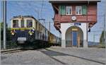 L'aventure ferroviaire de l'Oberland Bernois / Das Bahnabenteuer des Berner Oberlands - Hier steht die Weiche falsch und leitet die MOB FZe 6/6 2002 mit ihrem Museumszug nicht auf die MOB; dies hat nat�rlich seine Richtigkeit, denn zwischen den zwei Riviera Belle Epoque Zugspaaren pendelte der FZe 6/6 2002 zwischen Chaulin und Chamby und bot herrliche Fotomotive. 

6. September 2026
