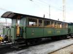 BC - SEG Personenwagen C 171 im Bahnhofsareal von Blonay am 24.03.2008