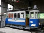 BC - Be 2/2  7 ( ex Tramway de Fribourg) in dem Museums Depothalle in Chaulin am 30.05.2009