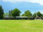BC - Dampfzug mit der G 3/3 909 (ex JB/SBB Brnig) unterwegs nach Blonay am 30.5.2009