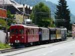 BC - Einfahrender Personenzug im Blonay am 12.06.2011