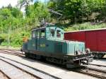 BC - E-Lok Ge 4/4 75 im Depotareal von Chaulin am 12.06.2011