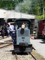 BC - Diesellok Tm 2/2  20200bei Ranigierfahrt in Chaulin am 12.06.2011