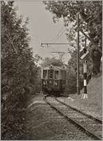 Beim Einfahrsignal von Blonay (aus Richtung Chamby).