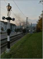 Die Hippsche Wendescheibe geht zum lezten Mal fr die Saison 2011 fr den B-C Dampfzug auf Fahrt.