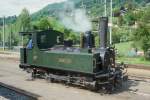 BC Museumsbahn - ex LEB G 3/3 5 am 19.05.1997 in Blonay - Dampflok - Baujahr 1890 - SACM4172 - Gewicht 20,40t - LP 6,83m - zulssige Geschwindigkeit 25 km/h - =02.06.1990 - Lebenslauf ex LEB G 3/3 5
