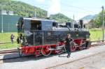 Museumsbahn Blonay-Chamby.Mallet Dampflok G 2x2/2 Nr.10  Todtnau  (MGB Karlsruhe 1918)ex.Zell-Todtnau.Blonay 07.06.14
