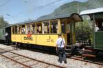 Museumsbahn Blonay-Chamby.Bernina Wagen As Nr.2(1903)in Blonay.09.06.14