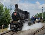 Die LEB G 3/3 N° 8 war die diesjährige Gastlok beim BLONAY-CHAMBY PINGSTFESTIVAL 2015.