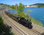 G 3/4 208 der BDB (Brünig Dampfbahn) als EXT 30004 (Horw - Stansstad) bei Ennethorw - 06.09.2025