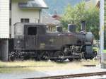 BDB - Dampflok HG 3/3 1067 abgestellt im ZB Werksttteareal in Meiringen am 11.09.2012