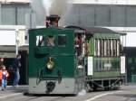 Dampftram G 3/3 12 mit Beiwagen unterwegs in Bern am 05.10.2008