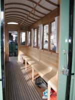 Berner Dampftramway,Beiwagen No.31 ,innen