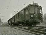 Auch wenn das Foto älter zu sein schient, als der Zug selbst, so lange her ist es nicht, dass der damals hundert jährige Martigny-Châtelard Pendelzug BCFeh 4/4 N° 15 und sein