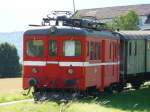 Bahnmuseum Kerzers / Kallnach -  Triebwagen BDe 4/4 5 ex MO Abgstellt in Kallnach am 07.07.2008